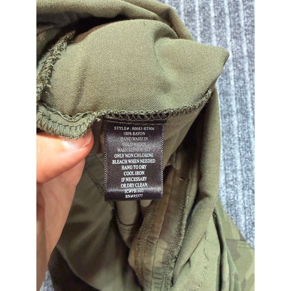 Sanctuary Camo Romper Womens XS Sleeveless Utility Summer Casual Streetwear Edgy - Picture 3 of 6